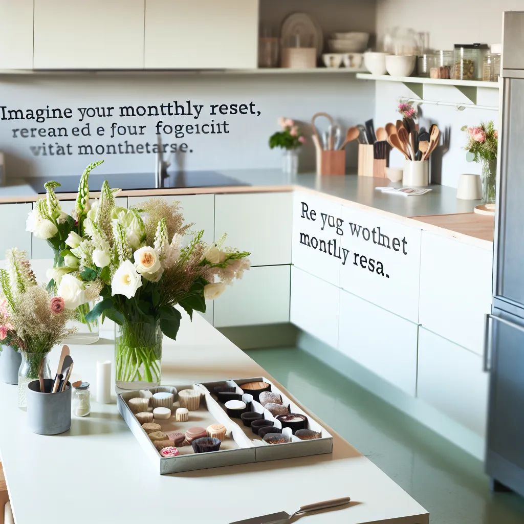 Monthly kitchen reset