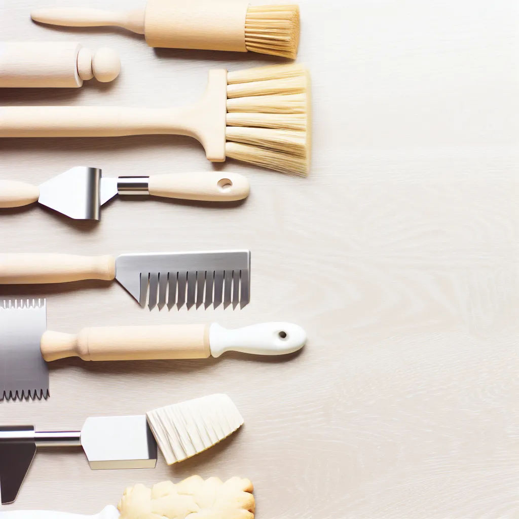 Pastry tools organized